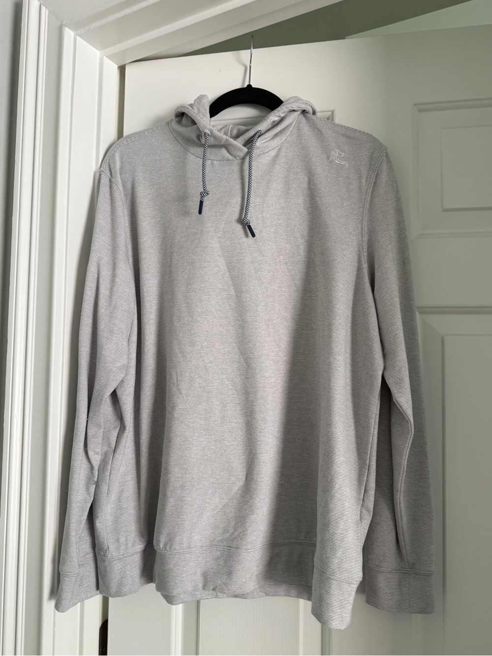 Rhoback Light Gray Hooded Pullover Sweatshirt